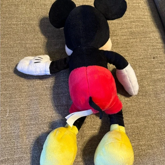Disney Mickey Mouse Plush Toy - Black, Red, Yellow - Picture 4 of 6